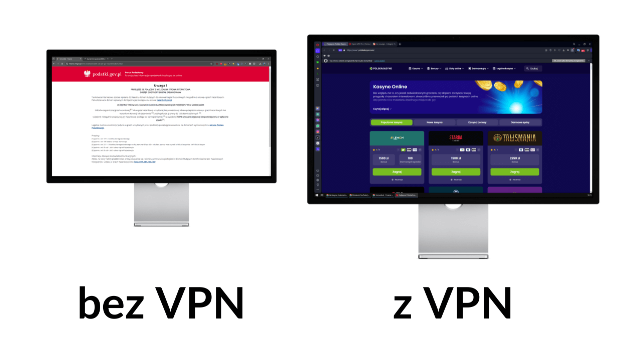 Obejście rejestru domen służących do oferowania gier hazardowych