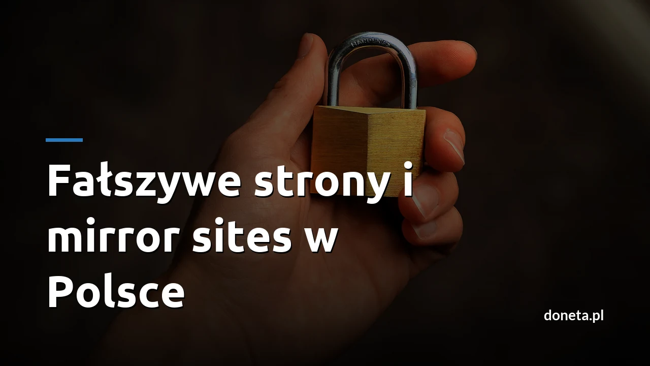 Fałszywe strony i mirror sites w Polsce