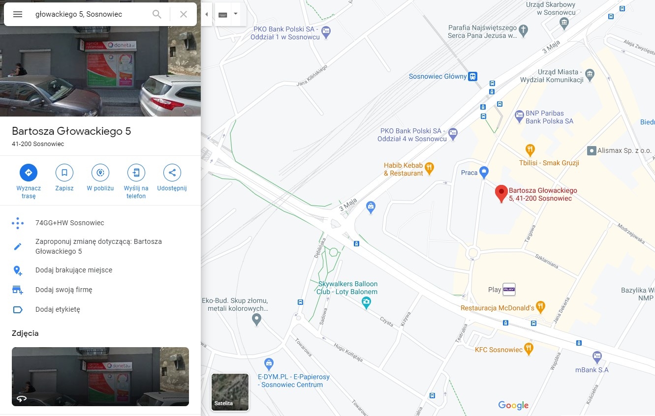 Twoja firma w Google Maps